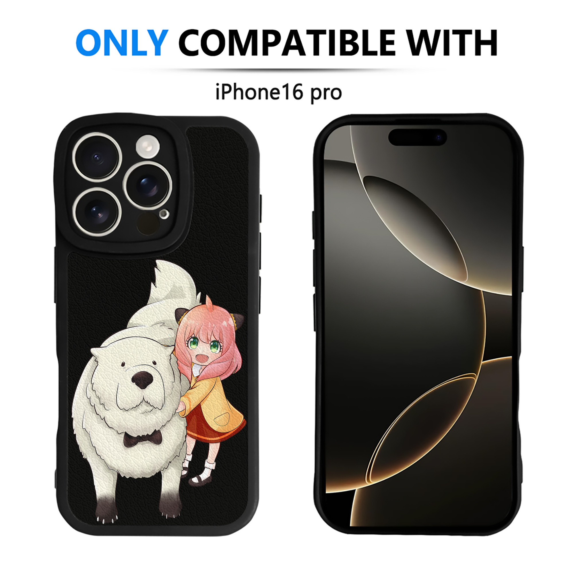 （画像用） SPY×FAMILY间谍家家酒 【iPhone 16シリーズ対応】シリコンスマホケース（レザー調） 材質：シリコン